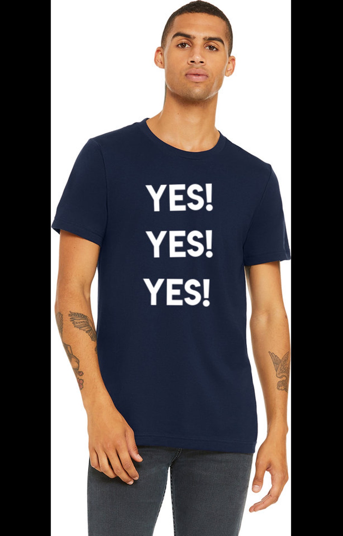 Yes Yes Yes Men's Shirt | Etsy