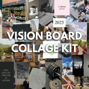 2025 VISION BOARD Printable Collage Kit | 95 Important Pictures for Vision Planning | Vision Board Kit | Vision Board Images