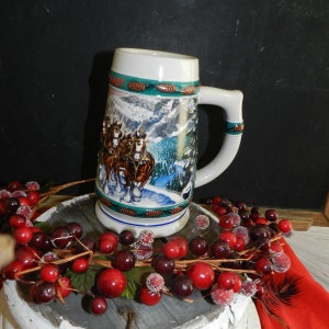 1993 BUDWEISER HOLIDAY STEIN