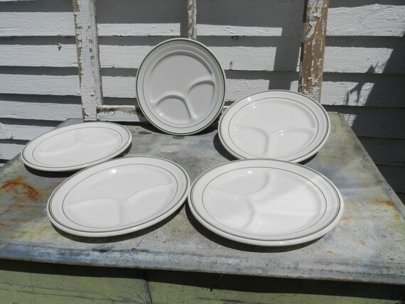 5 H0MER LAUGHLiN CHiNA/GETEILTE TELLER/SET 0F 5/AUSGEZEICHNET