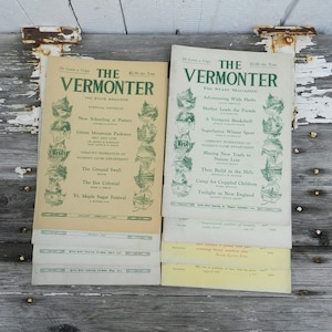 THE VERM0NTER MAGAZine/CHO0SE FROM 1935/1936 C0LLECTIONS