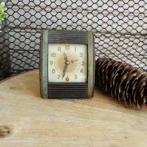 WESTCL0X TRAVEL ALARM ANTIQUE WiNDUP