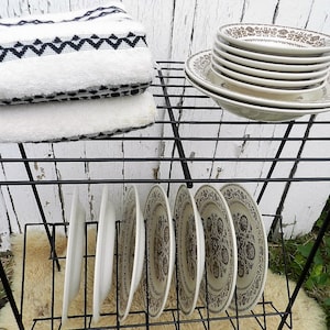 VINTAGE REPURPOSED STORAGE Rack