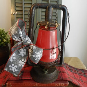 ANTIQUE RED LANTERN/ Non- Working