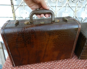 BAGAGERIE SAMS0NITE VINTAGE/UNE PIÈCE/15" X 10" X 6 3/4"/PAS DE SÉPARATEUR MANQUANT