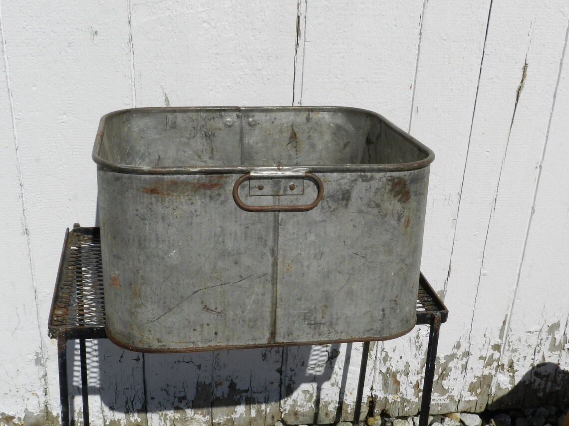 ANTIQUE METAL Bin/USQMC Etsy