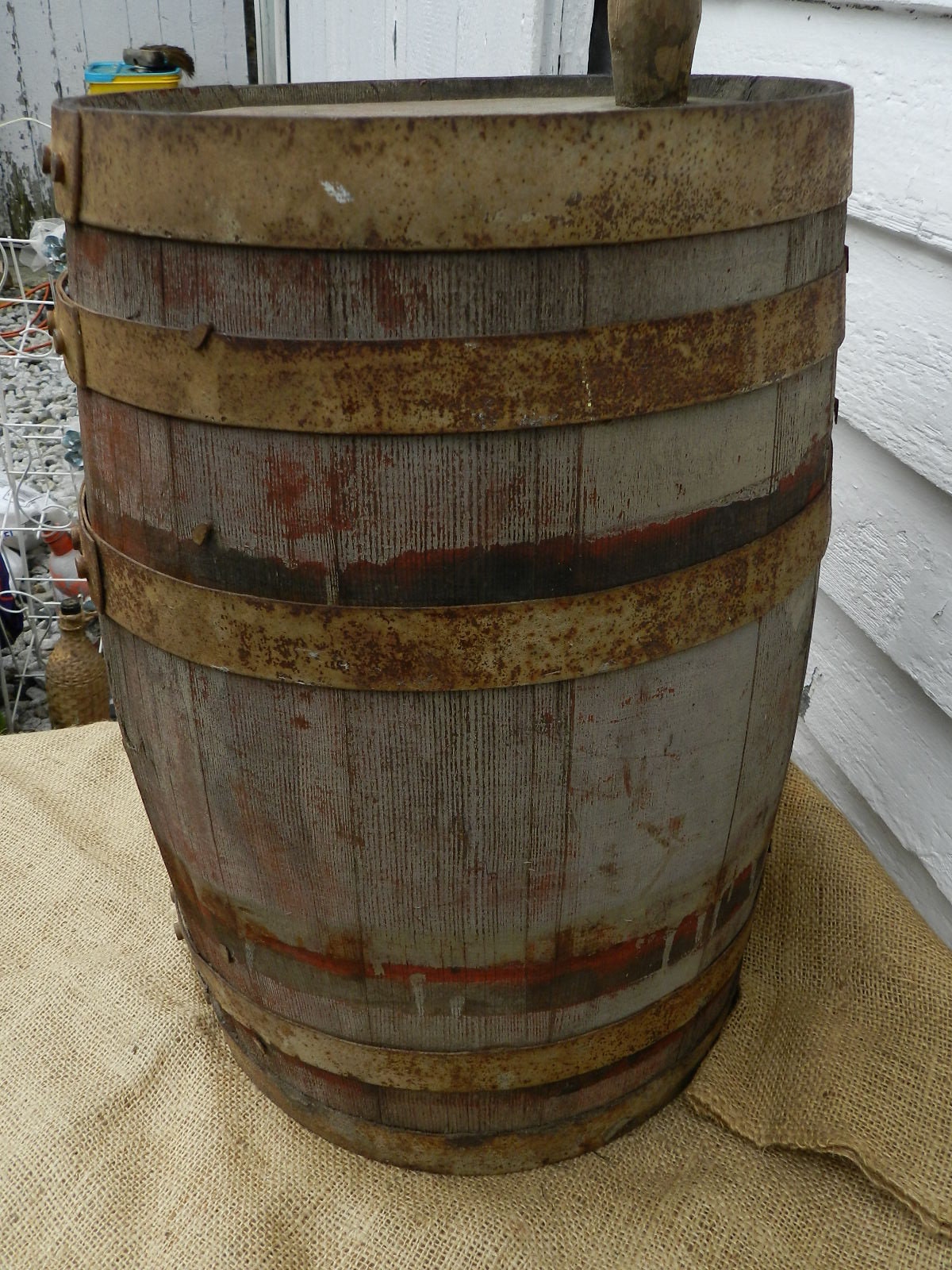 ANTIQUE WHISKEY BARREL Etsy