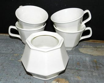 CH00SE FR0M 2 STYLES 0F 0CTAGONAL H0MER LAUGHLIN DiNNERWARE/WHiTE IR0NSTONE