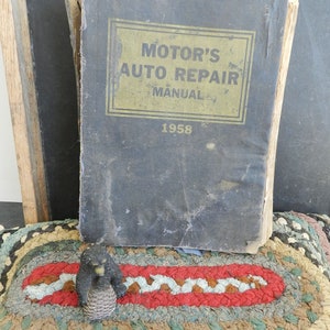 1958 MOTOR'S AUTO REPAIR Manual/ 21st Edition/Second Printing