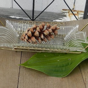 MCM METAL MESH Butter Dish Tray/Glass Insert