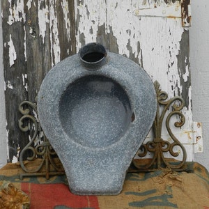 Padella in smalto grigio/Schizzi