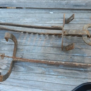 ANTIQUE LADDER BRACKETS