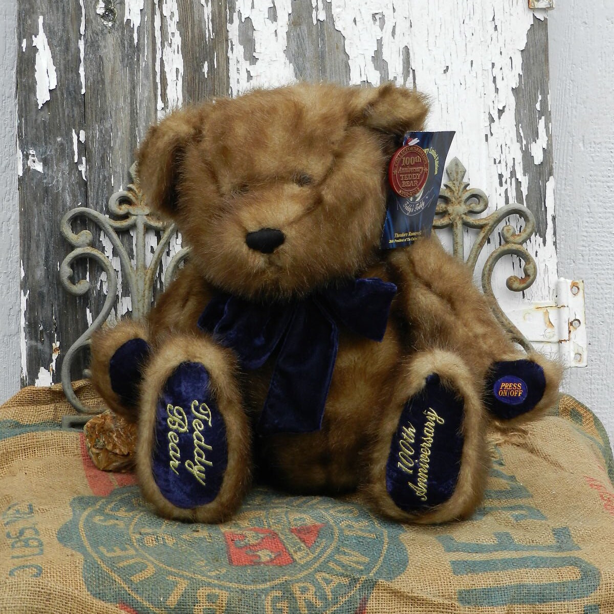Limited Edition Theodore Roosevelt 100th Anniversary of The Teddy Bear Plush for sale online 