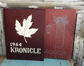 CH00SE FR0M TW0 KR0NICLE YEAR B00KS 1964/1965/KeeNE STATE C0LLeGE KEeNE NH