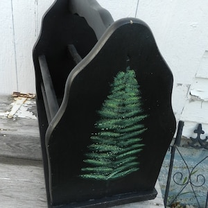 Hand Painted VINTAGE MAGAZINE Rack/tree - Etsy