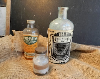 ANTIKE FLASCHEN/ APOTHEKARIN