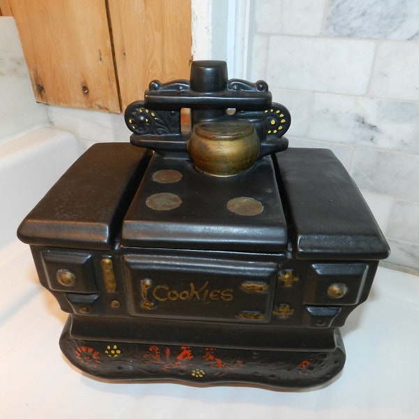 Stove Cookie Jar Etsy
