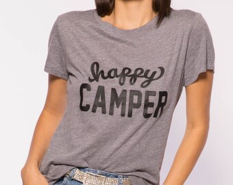 Happy Camper ladies t-shirt