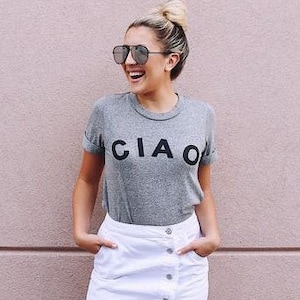 CIAO Italian Italy ladies t-shirt