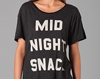 Midnight Snack ladies scoop neck tee