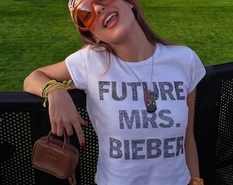 Chemise courte Future Mrs. Bieber