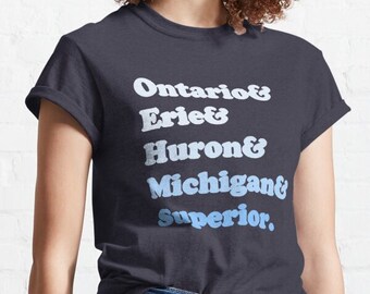 The Great Lakes ladies t-shirt