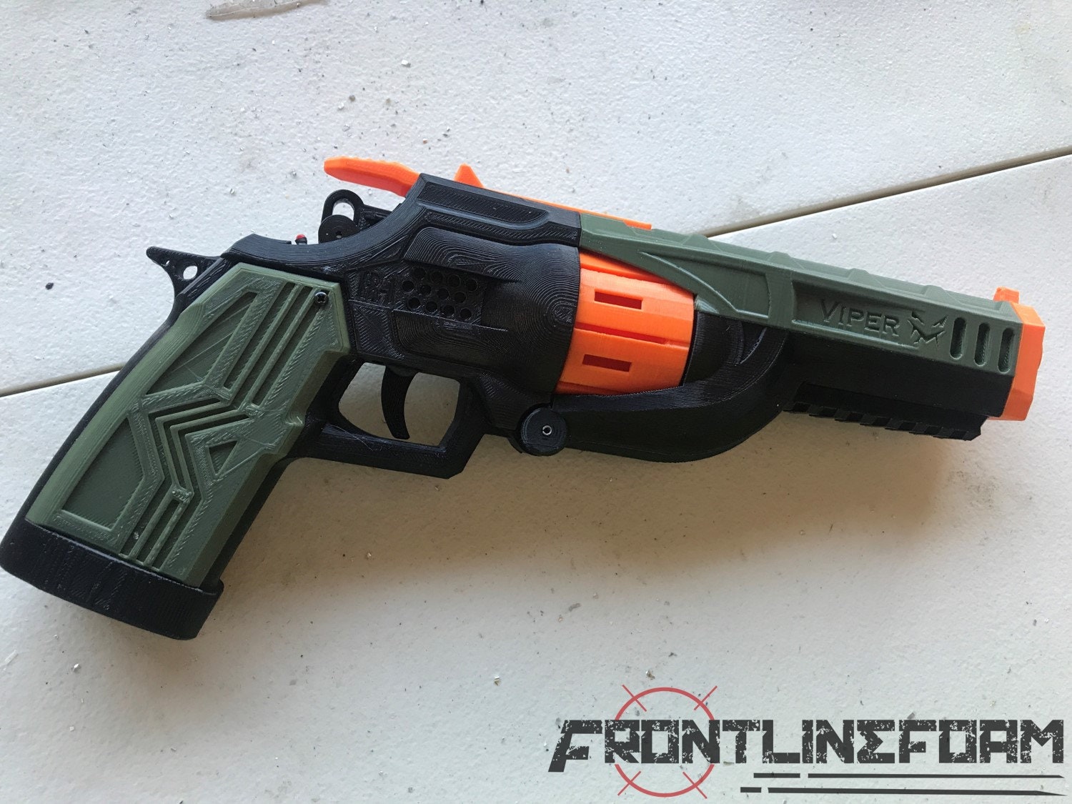 Nerf Fr 1 Viper Revolver Etsy