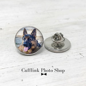 Custom Photo Lapel Pin, Custom Pet Pin, Personalized Gift, Pet Memorial Pin, Best Friend Gift, Gift for Dog Lover, Unique Gift for Him