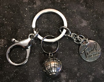 CLEARANCE Keychain, travel, world, globe, cute