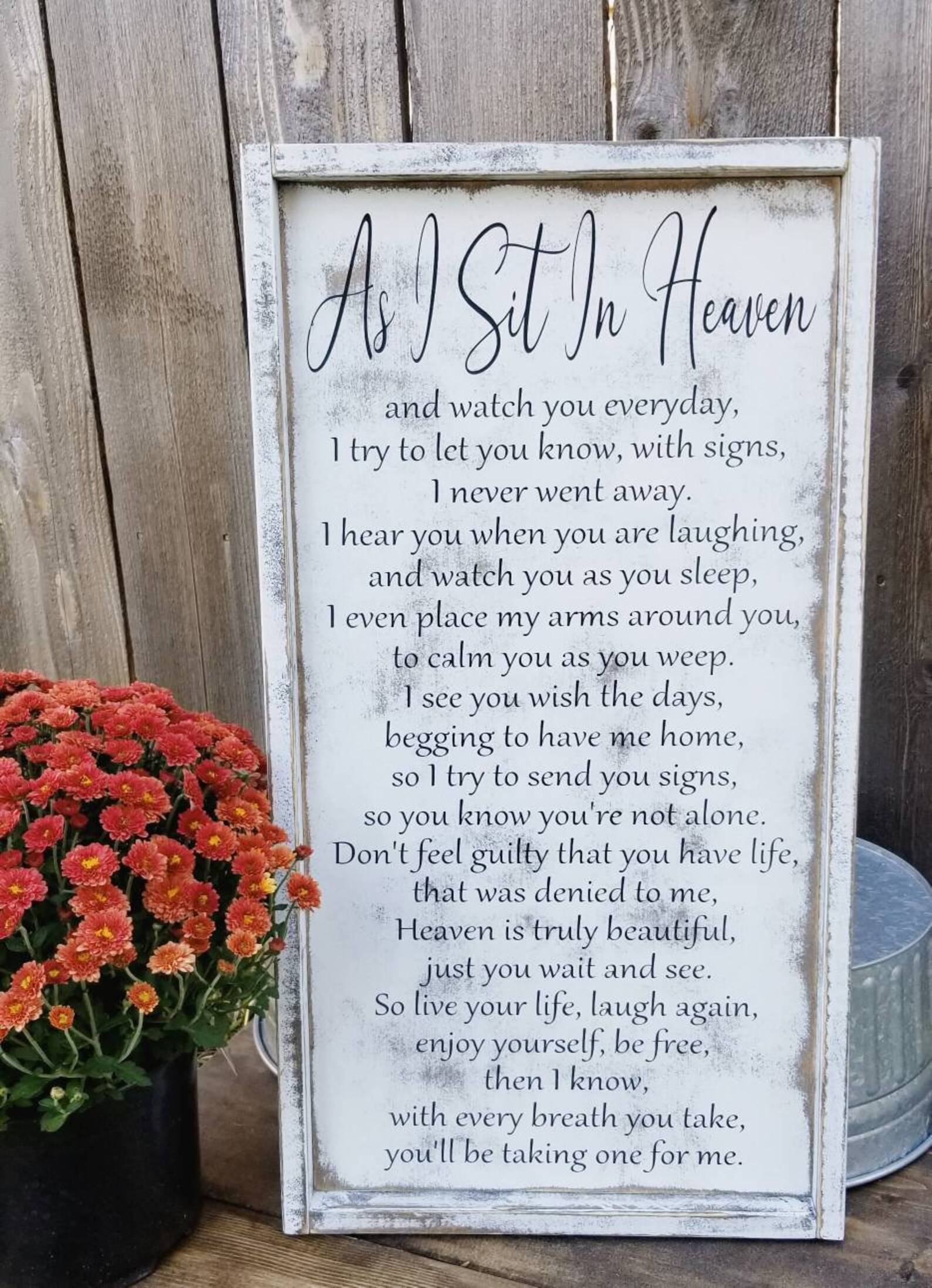 As I Sit In Heaven Printable