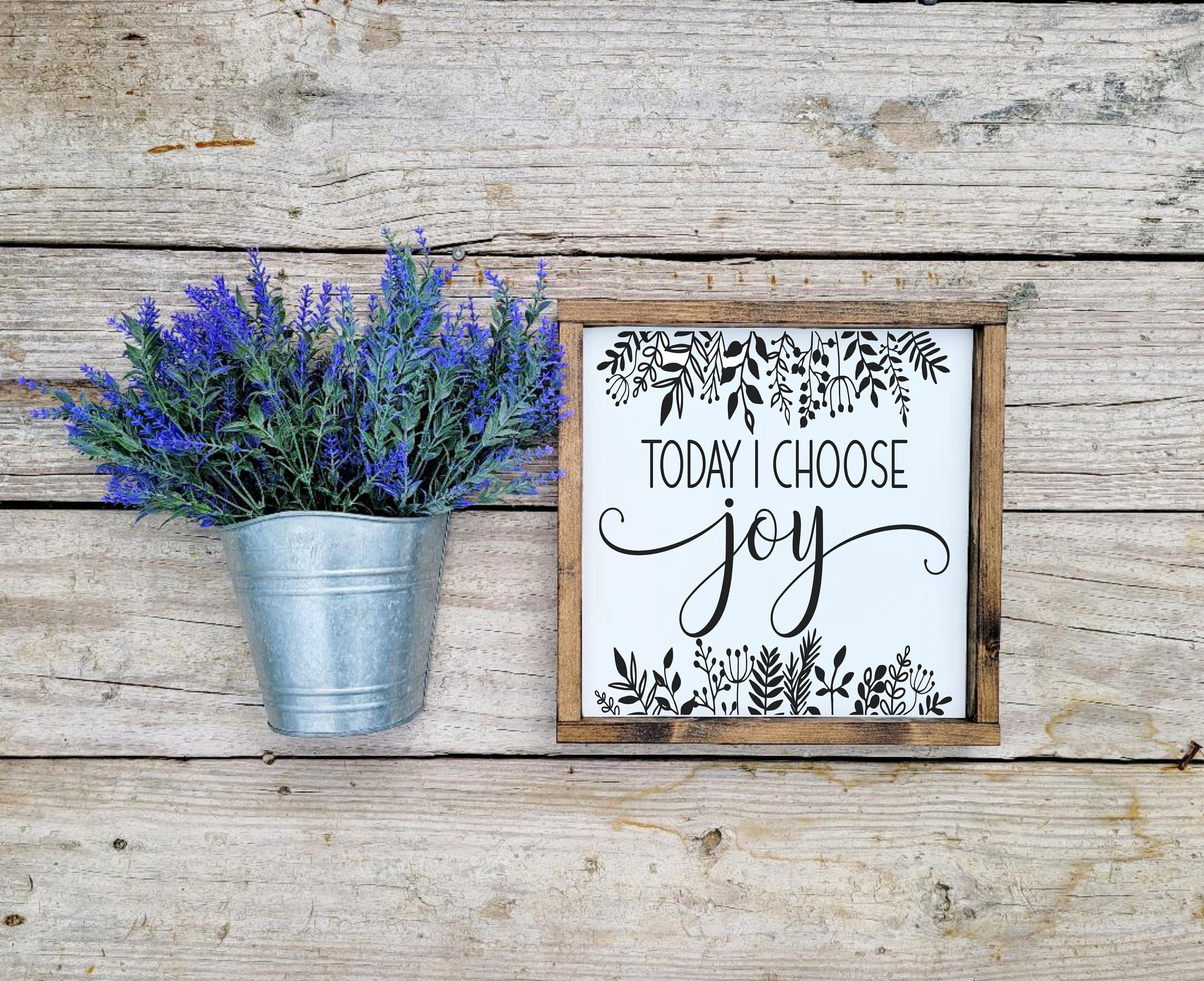 Today i choose joy sign joy sign choose joy sign wood etsy