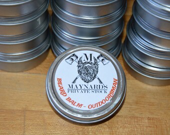 Beard Balm - Outdoorsman (Pine & tea tree scented beard balm) top selling items hair growth self care essential oil blend most popular items