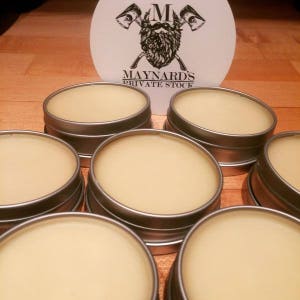 Beard Balm Outdoorsman Pine & tea tree scented beard balm top selling items hair growth self care essential oil blend most popular items image 2