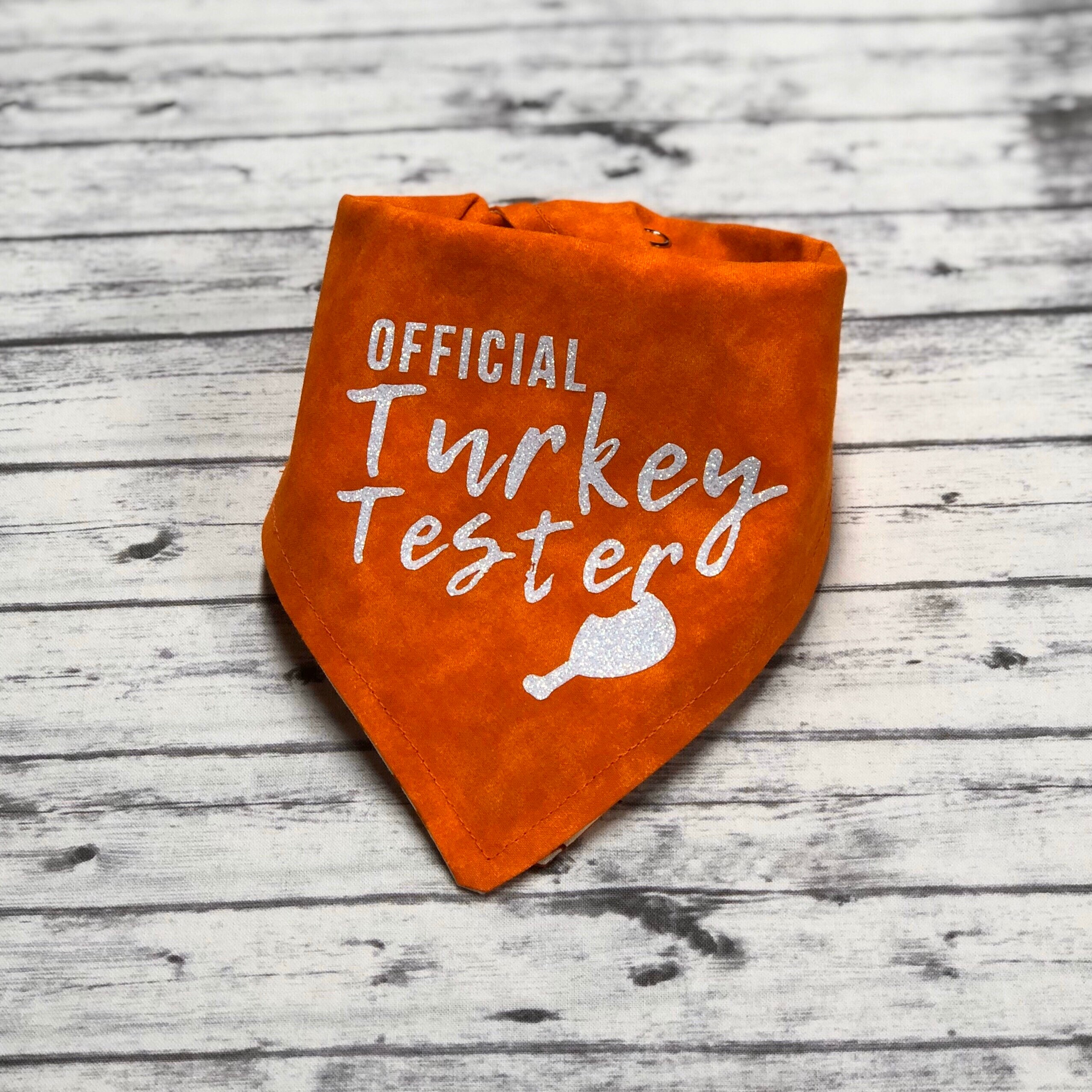 Official Turkey Tester Thanksgiving Dog Bandana Turkey Dog Etsy