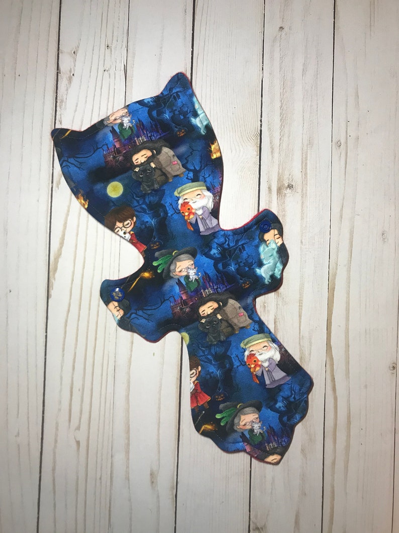 Hedwig 13 Heavy Harry and Pets Cloth Sanitary Pads Reusable Cloth Pads Hogwarts Harry Potter Cloth Menstrual Pads Dumbledore
