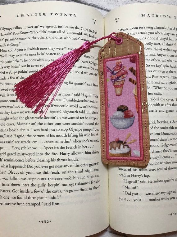 Bookmark Sweet Treats Bookmark With Tassel Etsy