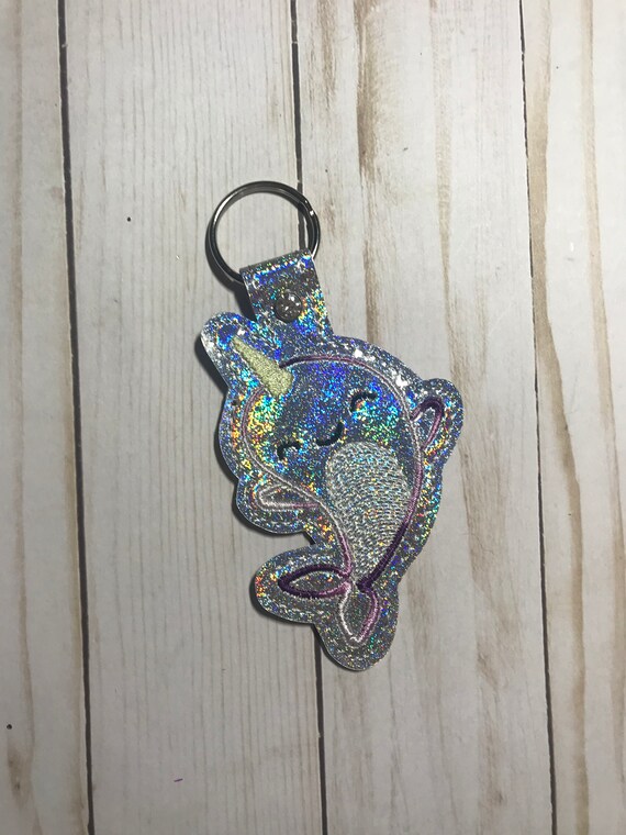 Narwhal Key Chain Narwhal Keychain Key Chain Key Fob | Etsy