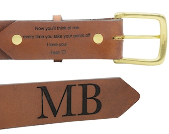 Handcrafted Custom Handmade Belt , Anniversary Gift ,  Engraved Leather Belt , Grooms Men Gift , Genuine, Gift for Boyfriend , Best Man Gift