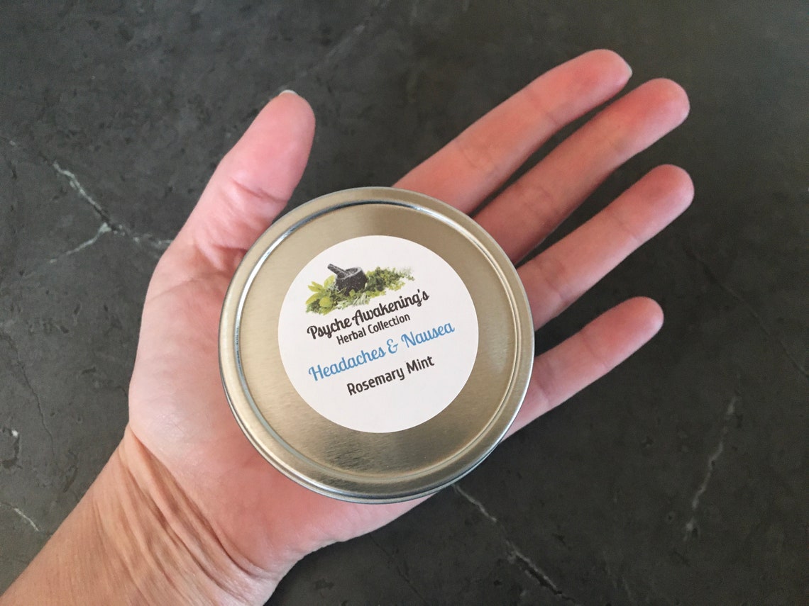 8oz Headaches & Nausea Herbal Soy Candle Etsy