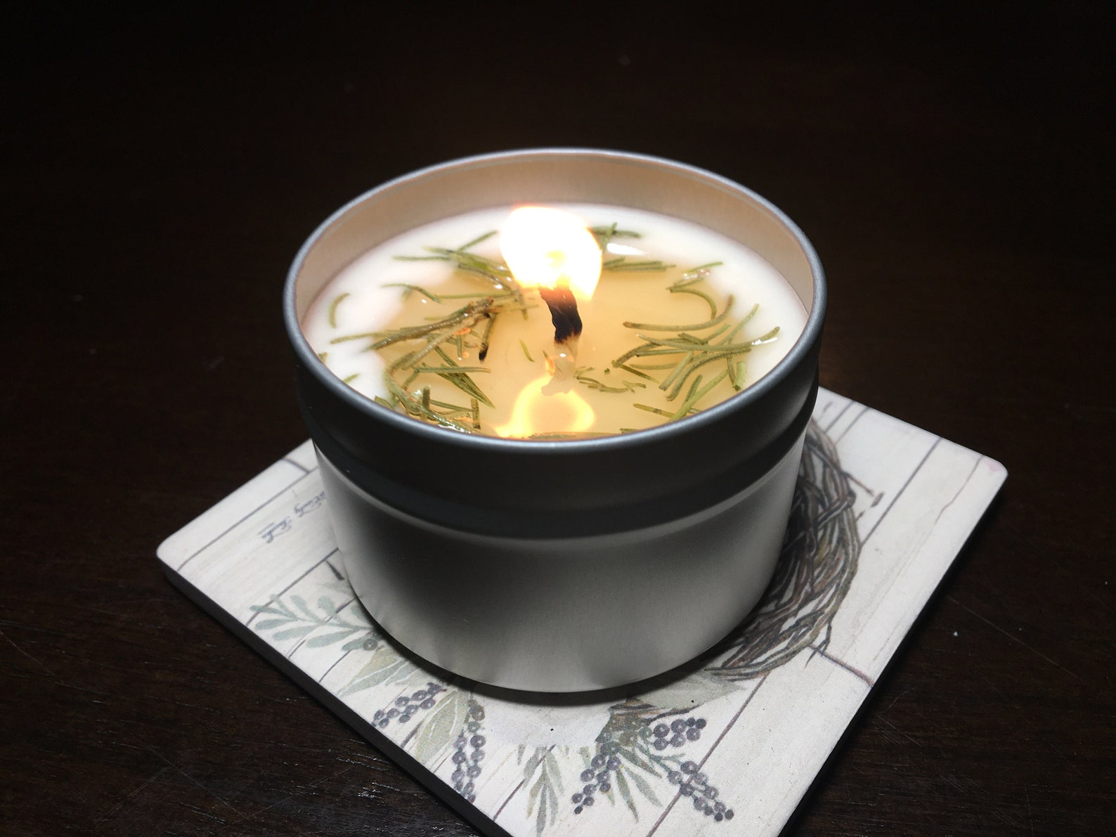 8oz Headaches & Nausea Herbal Soy Candle Etsy