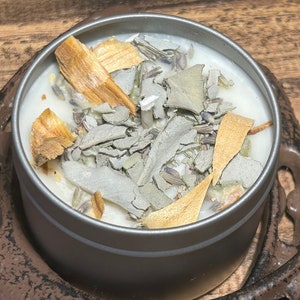 4oz Clearing Negative Energy Soy Candle