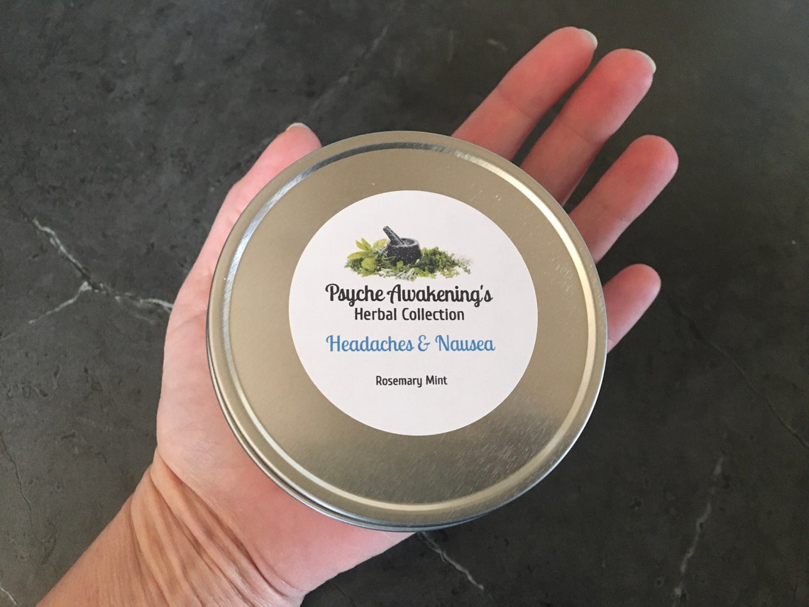 8oz Headaches & Nausea Herbal Soy Candle Etsy