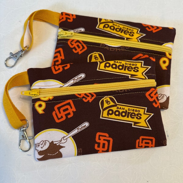 Retro Brown and Orange San Diego Padres Coin Purse