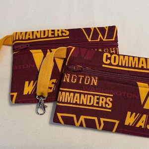 Porta-moedas/porta-cartão-presente do Washington Commanders