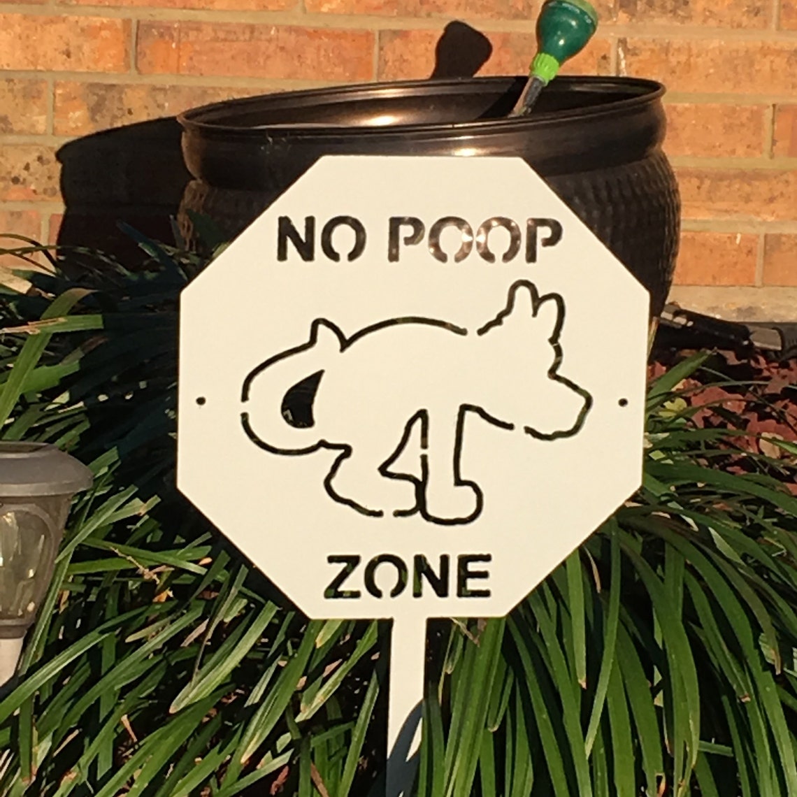 dog-poop-sign-metal-dog-poop-sign-no-poop-sign-no-poop-zone-etsy