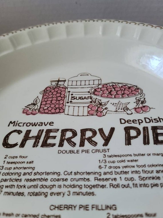 Country harvest pie plates top