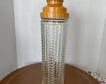 Vintage 1930’s Medco “Skyscraper” Glass Cocktail Shaker