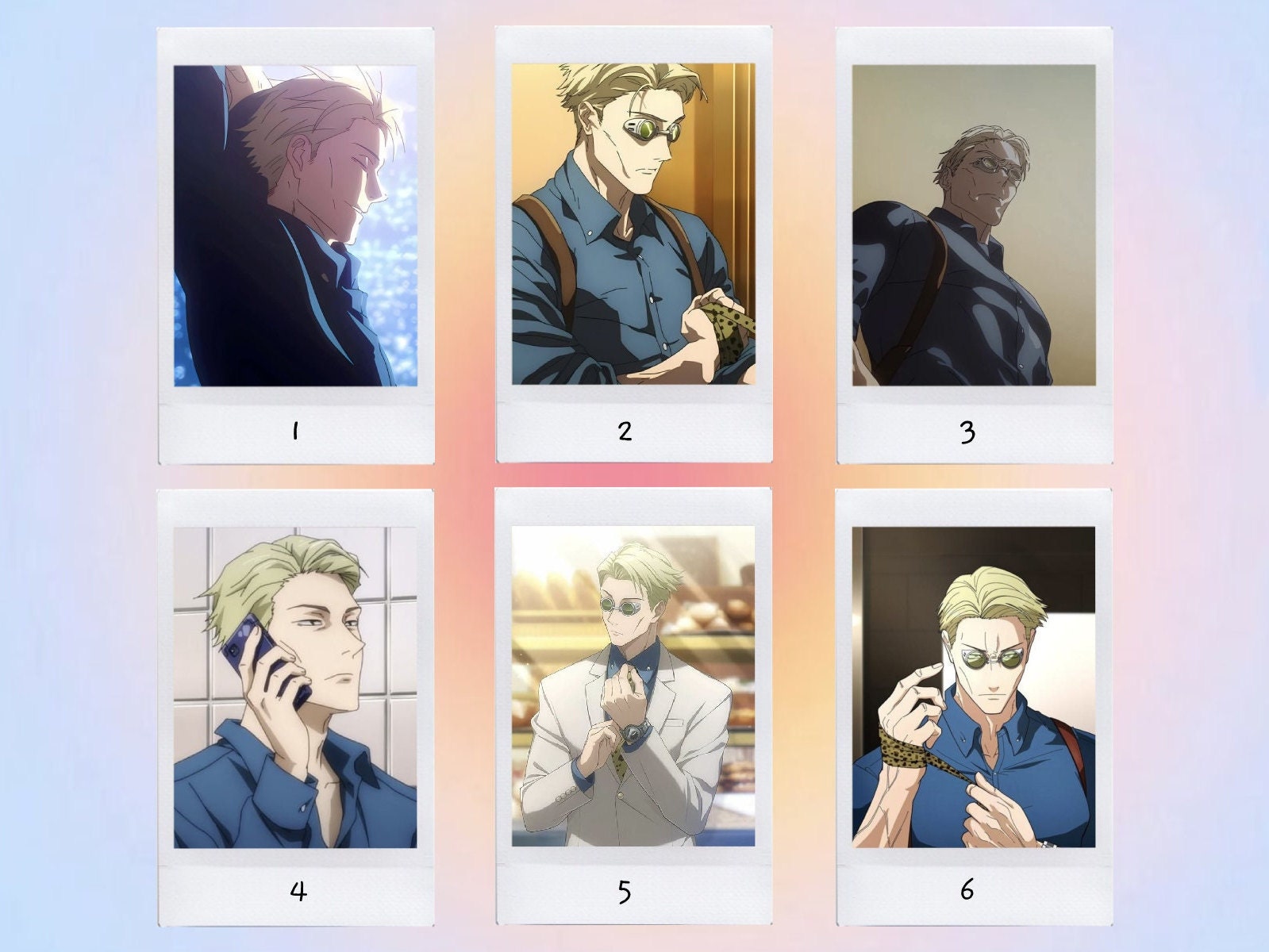 Nanami Kento *jujutsu Kaisen* Polaroids - Etsy