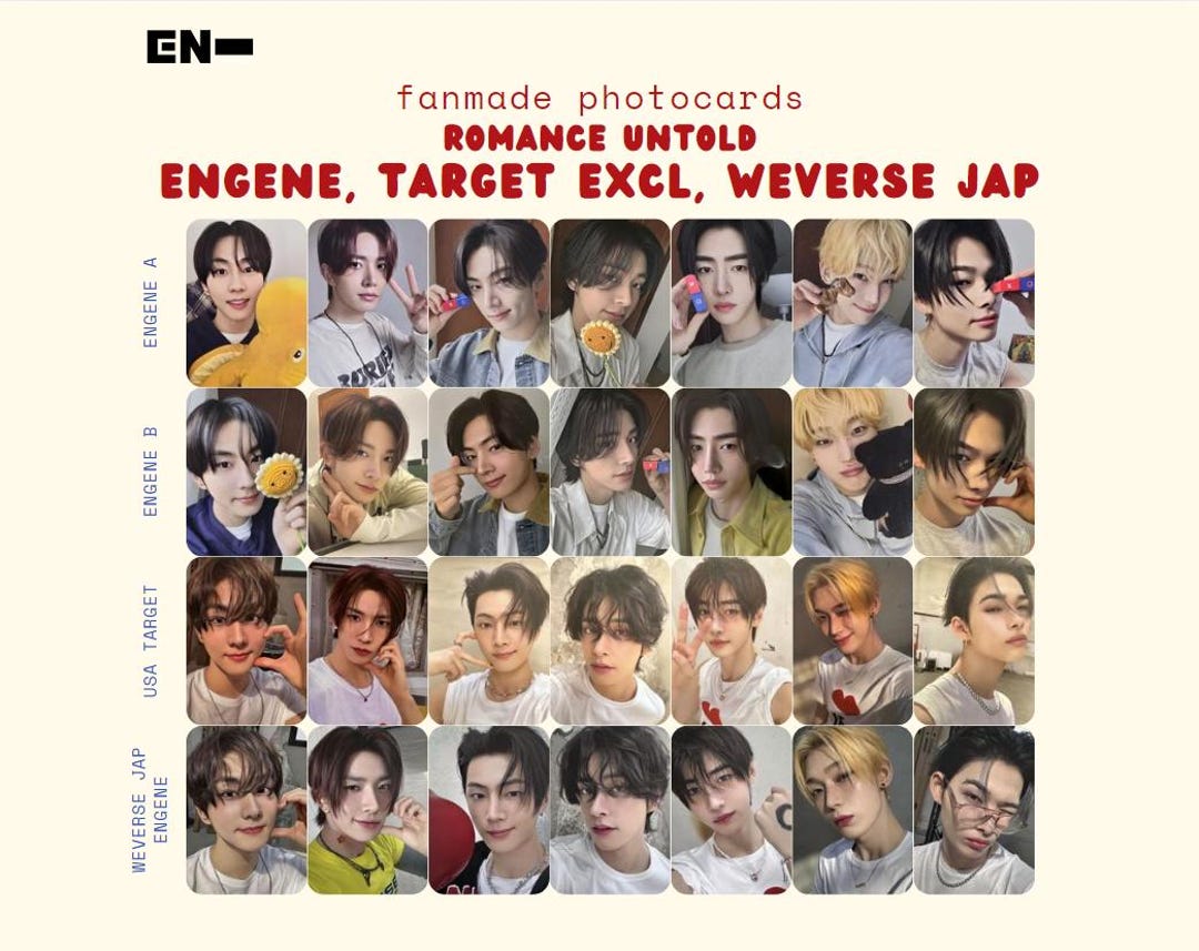 ENHYPEN ニキ　Romance: Untold target 特典 Enhypen - 'Romance : Untold (CD)(ENGENE Ver.) : Target