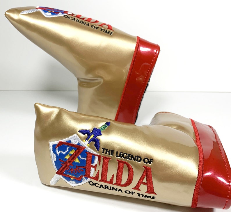 Zelda Inspired Golf Putter Headcover Ocarina of Time Box Art Etsy